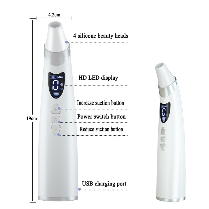 Amazon Hot Sale Visual Electric Blackhead Remover Blackhead Beauty Device