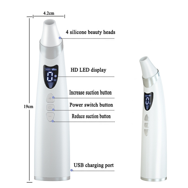 Amazon Hot Sale Visual Electric Blackhead Remover Blackhead Beauty Device