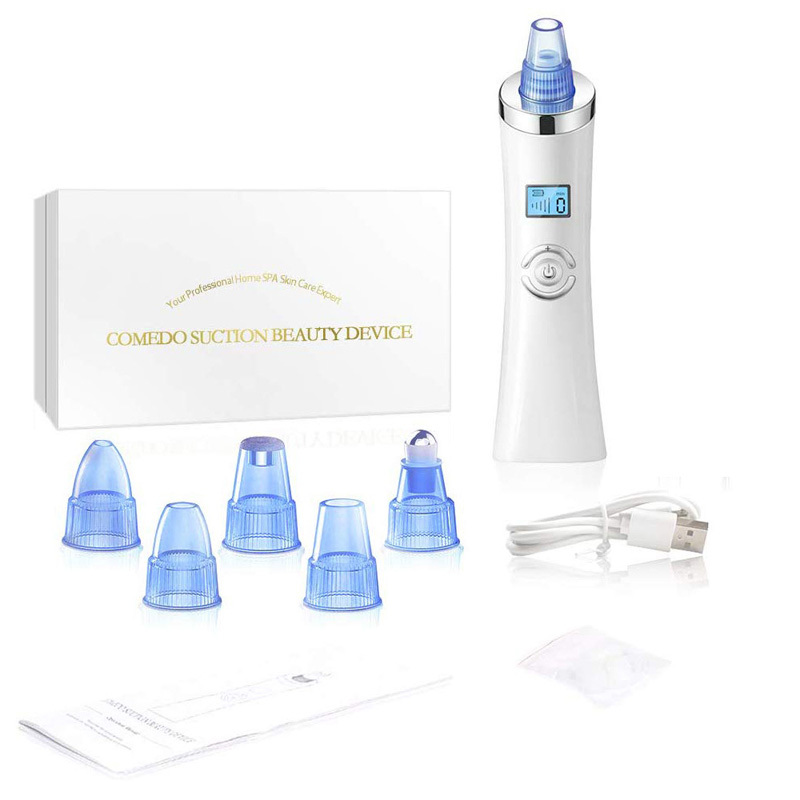 6 Head Pore Cleanser Electric Suction Vacuum Facial Comedo Acne Remover Extractor Tool kit Blackhead Remover Beauty Instrument