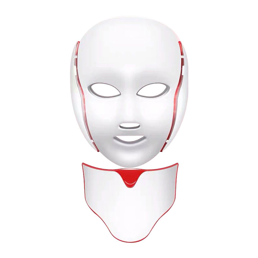 7 Colors LED Facial Beauty Mask Therapy Machine Face Skin Tightening Rejuvenating Facial Lifting Beauty Device
