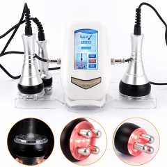 Professional Body Slimming Cavitation Ultrasonic Skin Rejuvenation Beauty Machine 3-in-1 RF Skin Tighten Anti-wrinkle