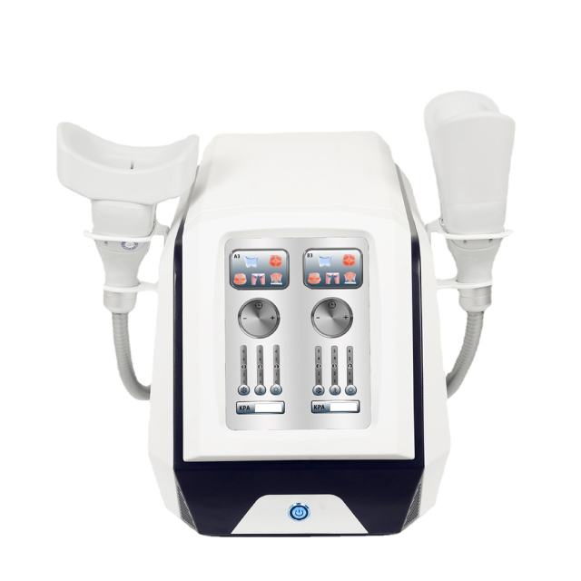Portable Two-handle 360° Cryolipolysis Cavitation Machine Body Slimming Cryo Slimming Fat Reduce Beauty Equipment