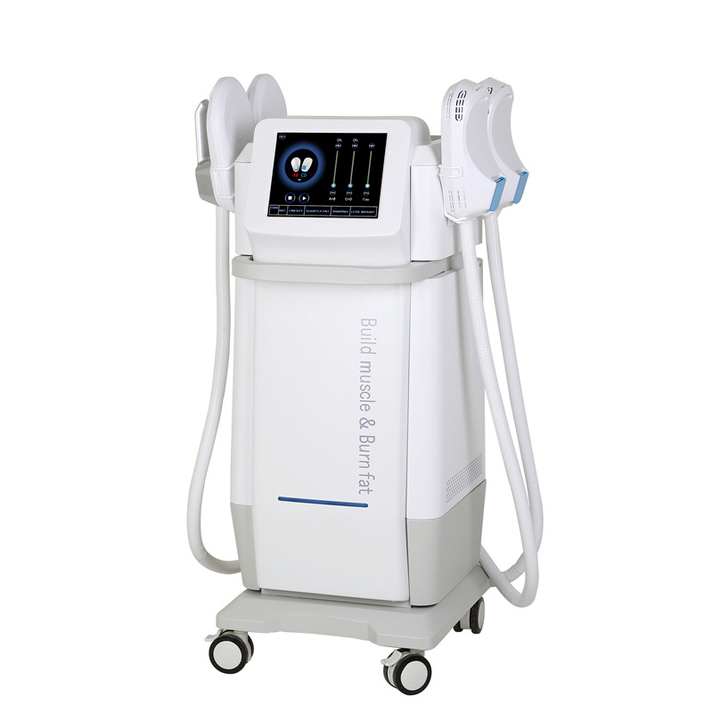 New Emslim 4 Handles Body Sculpt Tesla Scruping Machines Abdominal Muscles Stimulator Building Beauty Equipment