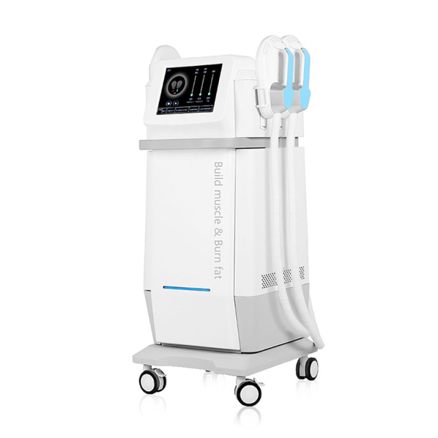 New Emslim 4 Handles Body Sculpt Tesla Scruping Machines Abdominal Muscles Stimulator Building Beauty Equipment