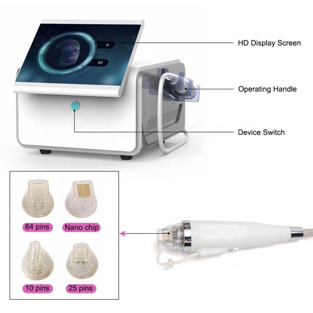 Wholesale Large Bulk 64pin 25pin 10pin Nano Fractional RF Microneedle Tips Gold Needle Cartridges