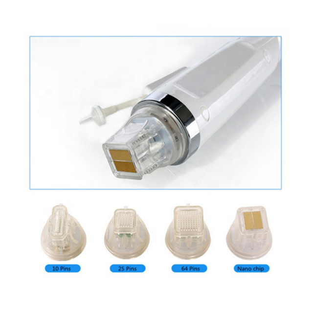 Wholesale Large Bulk 64pin 25pin 10pin Nano Fractional RF Microneedle Tips Gold Needle Cartridges