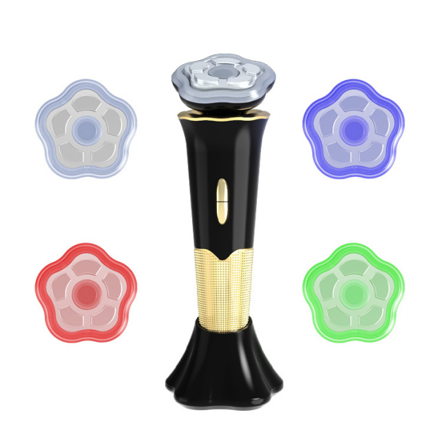 RF 3 LED Light Anti-Aging Face Neck Massager Vibration Wrinkle Free Device For Anti-Wrinkle