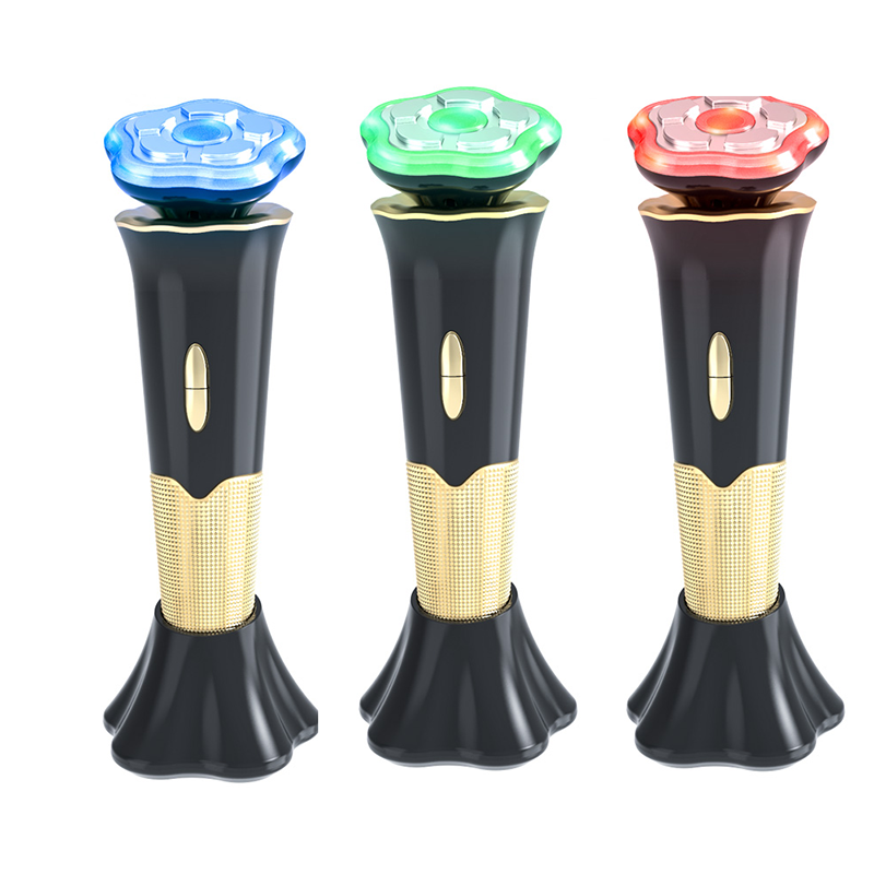 RF 3 LED Light Anti-Aging Face Neck Massager Vibration Wrinkle Free Device For Anti-Wrinkle