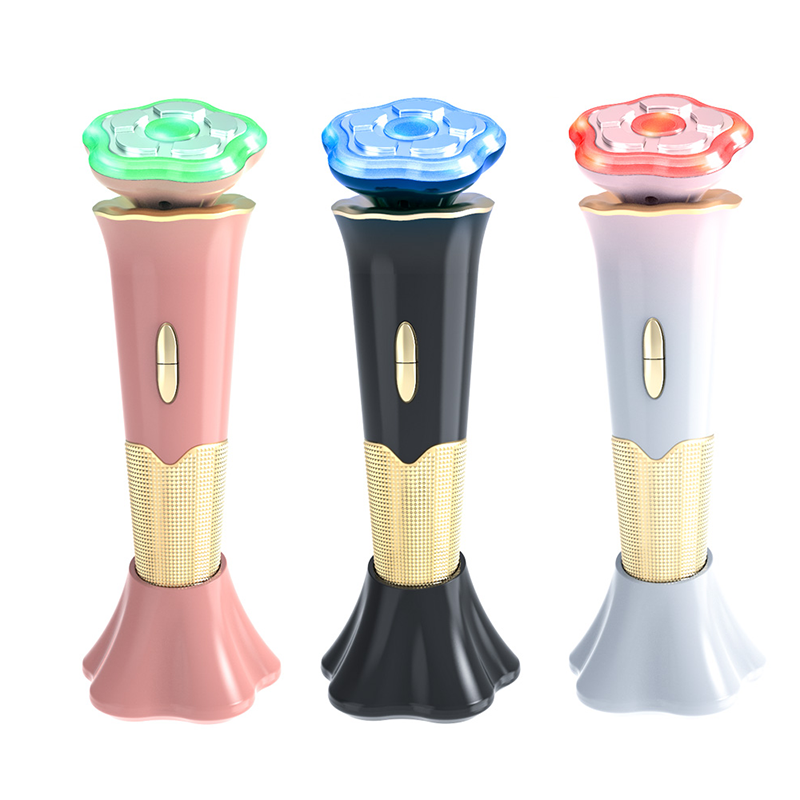RF 3 LED Light Anti-Aging Face Neck Massager Vibration Wrinkle Free Device For Anti-Wrinkle
