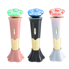 RF 3 LED Light Anti-Aging Face Neck Massager Vibration Wrinkle Free Device For Anti-Wrinkle