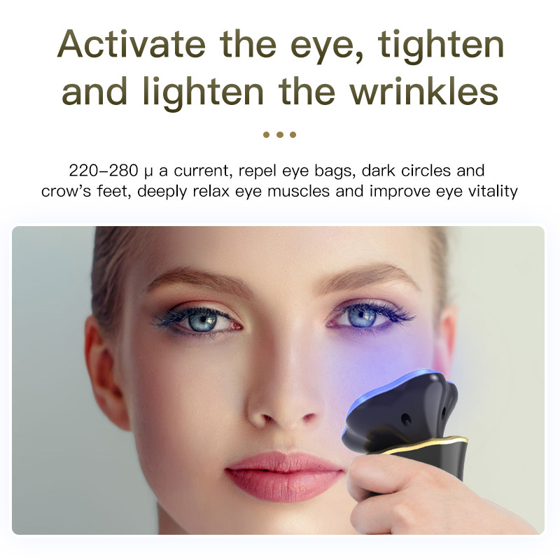 RF 3 LED Light Anti-Aging Face Neck Massager Vibration Wrinkle Free Device For Anti-Wrinkle