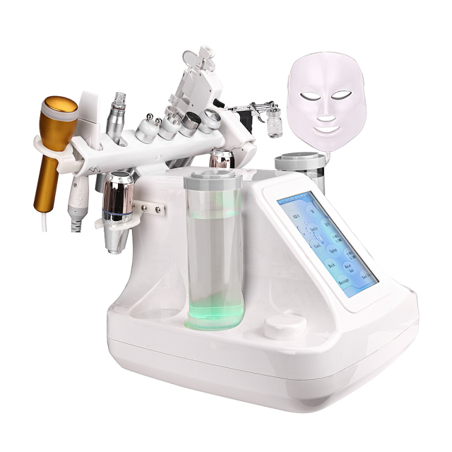 Multifunction 12 in 1 Hydra Dermabrasion Facial Peel PDT Oxygen Bubble ...