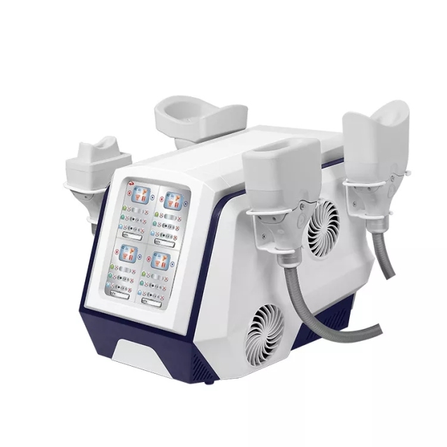 New Portable 360 Cryolipolysis Diamond Ice Cooling Frozen 4 Handles Body Slimming Cryo Fat Removal Beauty Equipment