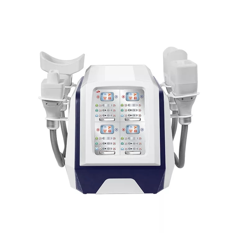 New Portable 360 Cryolipolysis Diamond Ice Cooling Frozen 4 Handles Body Slimming Cryo Fat Removal Beauty Equipment