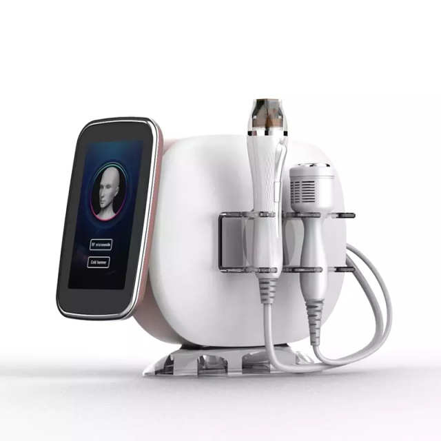 Newest 2 in 1 Cold Hammer and Fractional RF Micro Needle Treatment RF Skin Device