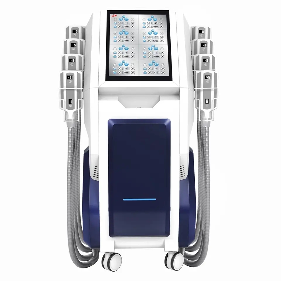 Wholesale Vertical Ice Sculpture 8 Plates Machine Fat Reduction Cellulite Removal Body Sculpting Slimming Machine