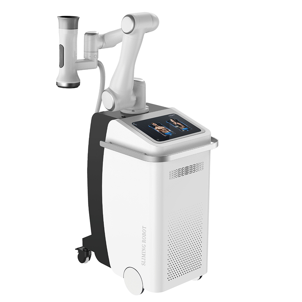 Newest 2 In 1 Robot Sculptor Combine With High Intensity Focused Electromagnetic Energy And Cryo Slimming Machine