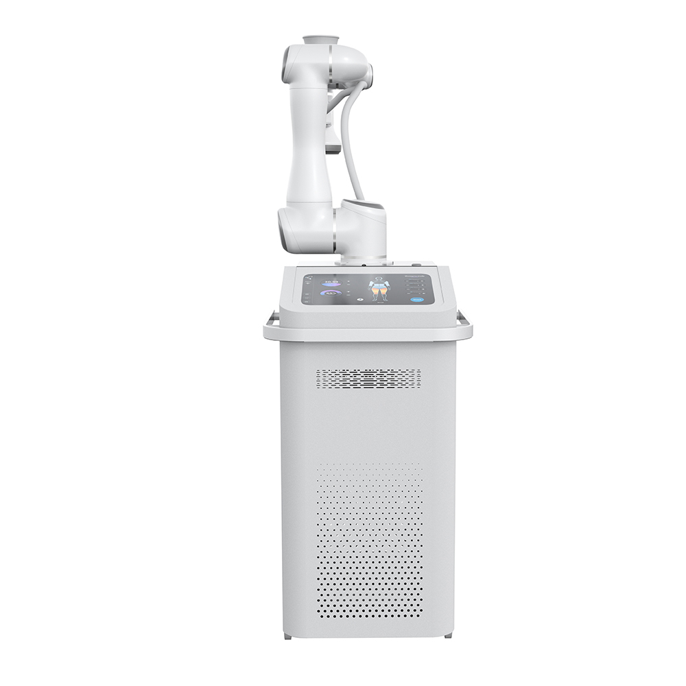 Newest 2 In 1 Robot Sculptor Combine With High Intensity Focused Electromagnetic Energy And Cryo Slimming Machine