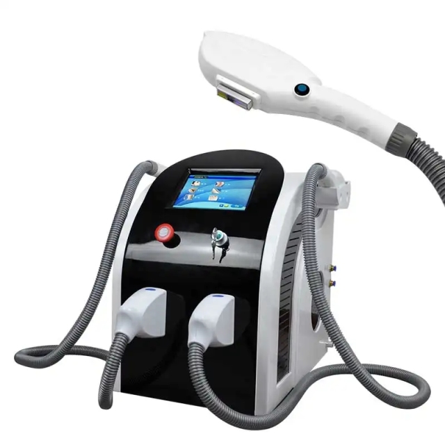 Yumind 2 in 1 Painless IPL OPT Laser Body Hair Removal Machine Skin Whitening Tightening E-light Beauty Machine