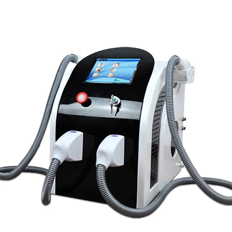 Yumind 2 in 1 Painless IPL OPT Laser Body Hair Removal Machine Skin Whitening Tightening E-light Beauty Machine