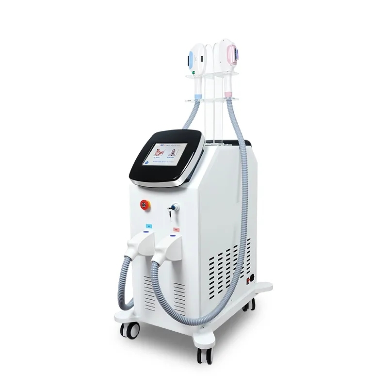 Yumind Dual Handles SR HR 360 Magneto OPT Painless Depilator IPL Laser Skin Rejuvenation Salon Fast Hair Removal