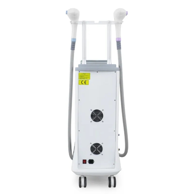 DPL Depilator Dual Handles Factory Price OPT E-light Device Hair Removal Skin Rejuvenation Beauty Equipment
