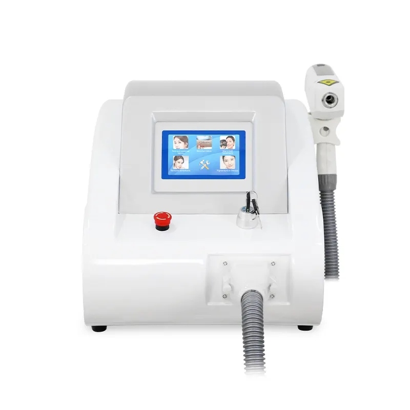 Portable Q Switch Laser Treatment 1064nm/532nm Tattoo Removal Wiping Eye Brown Tattoo Washing Peeling Machine