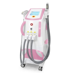 3 in 1 Multi-functional OPT+ND YAG Laser+RF Beauty Hair Removal Tattoo Removal Machine
