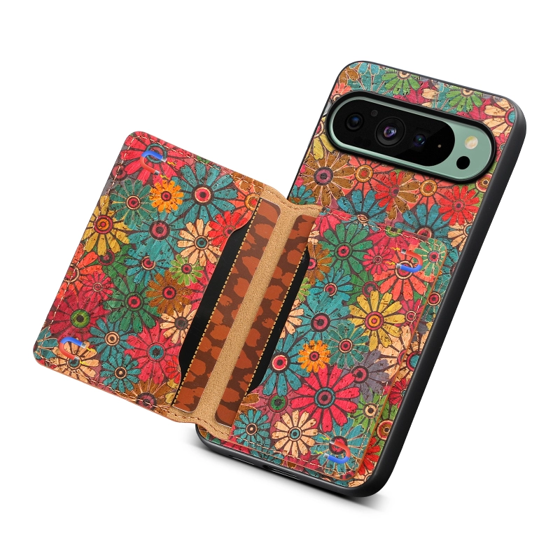 Cork Wooden PhoneCase For Google Series,With Glue Card Bag Can insert 3 to 5 Cards