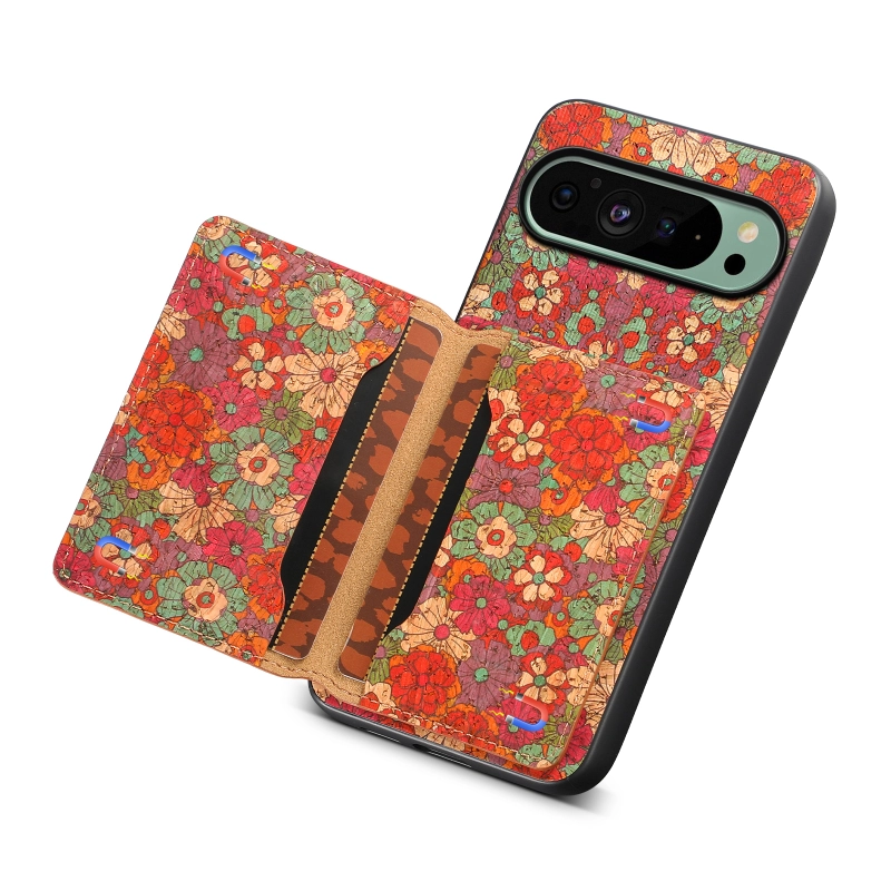 Cork Wooden PhoneCase For Google Series,With Glue Card Bag Can insert 3 to 5 Cards