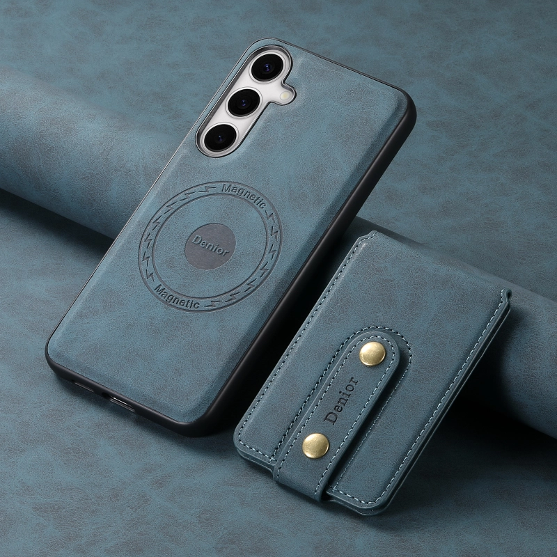 2IN1 PU Leather PhoneCase anti slip bracket For  Samsung S Series,With Magnetic Card Bag Can insert 3 to 5 Cards