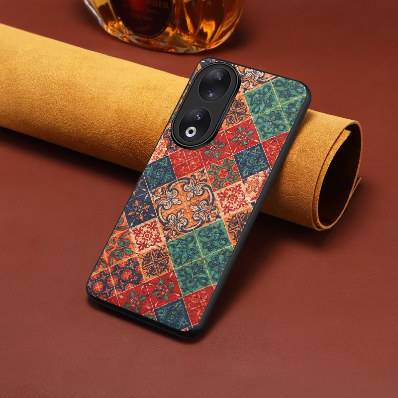 Cork Wooden Flower language PhoneCase For HUAWEI Nova Series