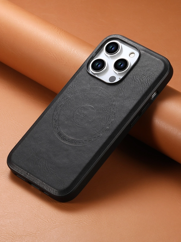 Leather phone case suitable for iPhone 16 series