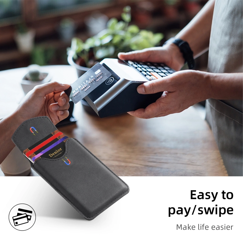 Carbon Fiber Patterned Magnetic Card Holder