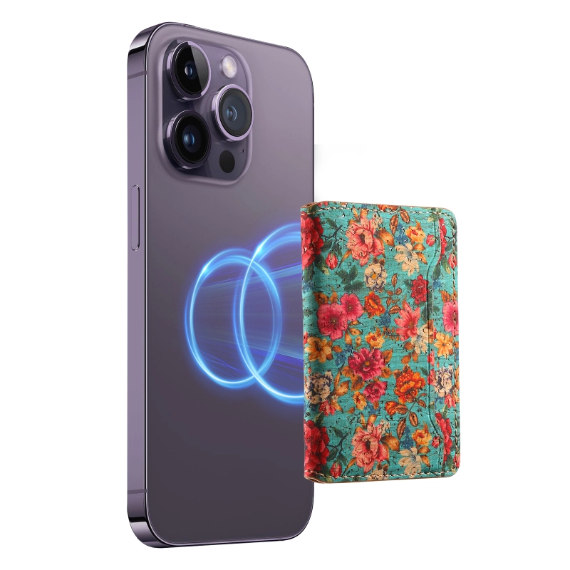 NN-type Card Flower Language Bag Magnetic Card Holder