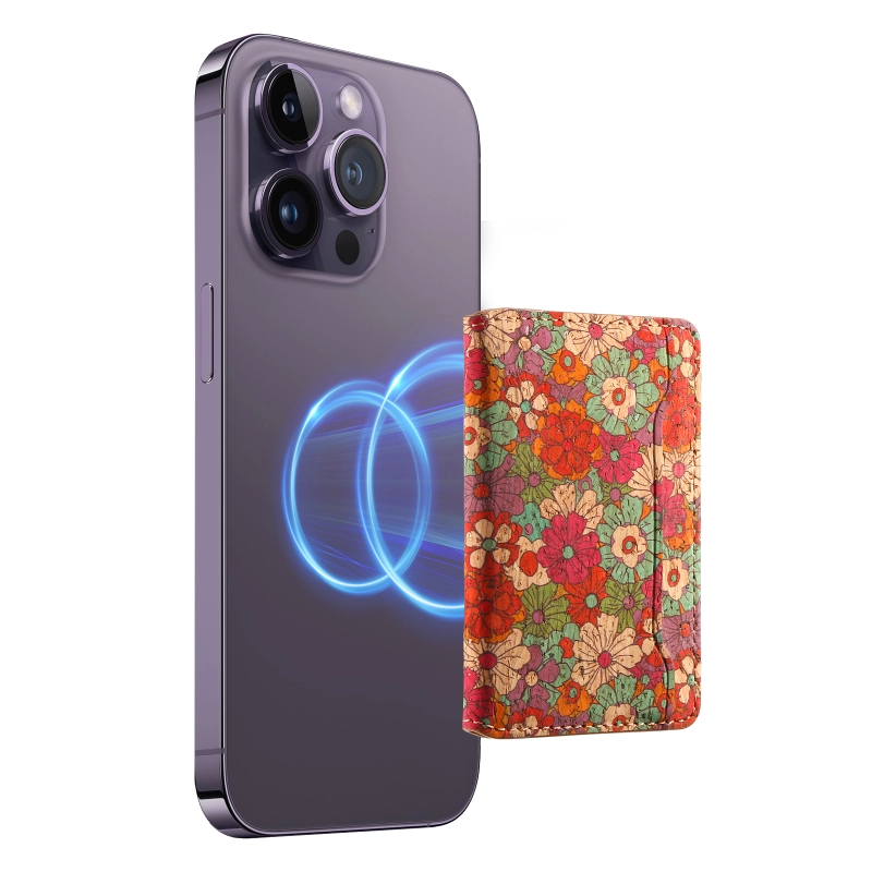 NN-type Card Flower Language Bag Magnetic Card Holder
