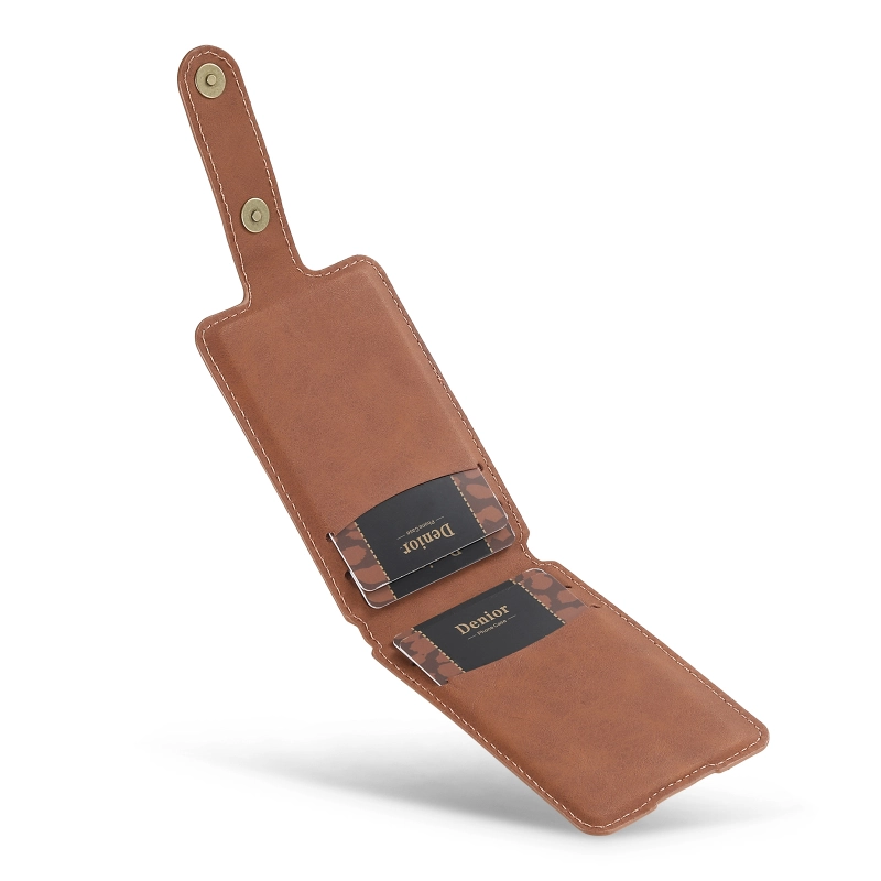 NK-type Card Bag Retro Pattern Magnetic Card Holder