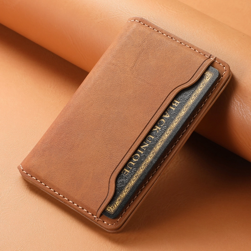 NN-type Card Bag Retro Pattern Magnetic Card Holder