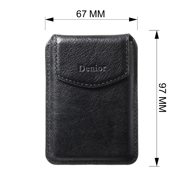 Ltalian Genuine Leather Magnetic Card Holder