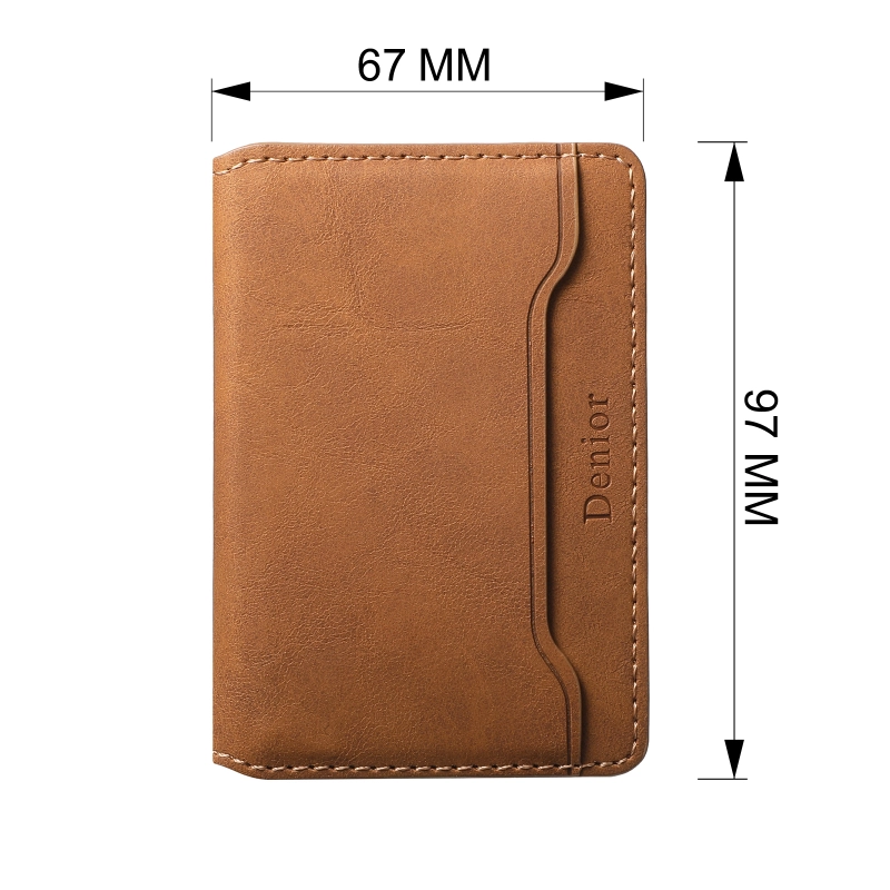NN-type Card Bag Retro Pattern Magnetic Card Holder