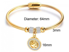 Stainless Steel Jewelry Wholesale - Stainless Steel Bangles - HY0016D106