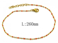 Stainless Steel Jewelry Wholesale - Stainless Steel Anklets - HY70B0515JZ