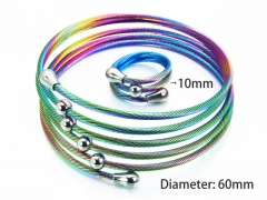 Stainless Steel Jewelry Wholesale - Stainless Steel Bangles - HY38S0204HMB