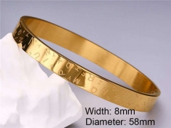 Stainless Steel Jewelry Wholesale - Stainless Steel Bangles - HY0076B007