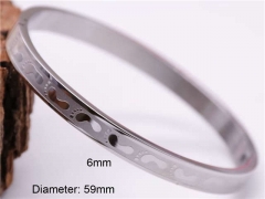 Stainless Steel Jewelry Wholesale - Stainless Steel Bangles - HY0122B406
