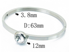 Stainless Steel Jewelry Wholesale - Stainless Steel Bangles - HY59B0627OL