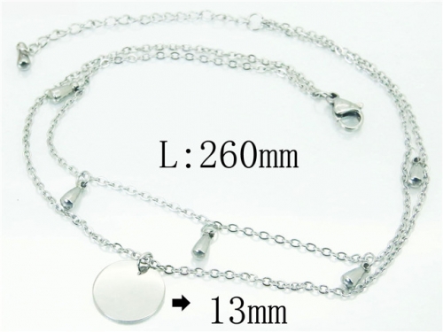 Stainless Steel Jewelry Wholesale - Stainless Steel Anklets - HY59B0788MR