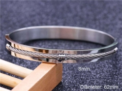 Stainless Steel Jewelry Wholesale - Stainless Steel Bangles - HY0122B359