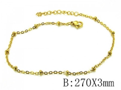 Stainless Steel Jewelry Wholesale - Stainless Steel Anklets - HY70B0529IL