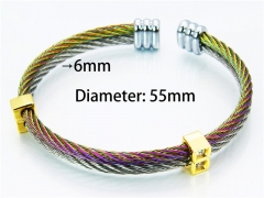 Stainless Steel Jewelry Wholesale - Stainless Steel Bangles - HY38B0460HMB